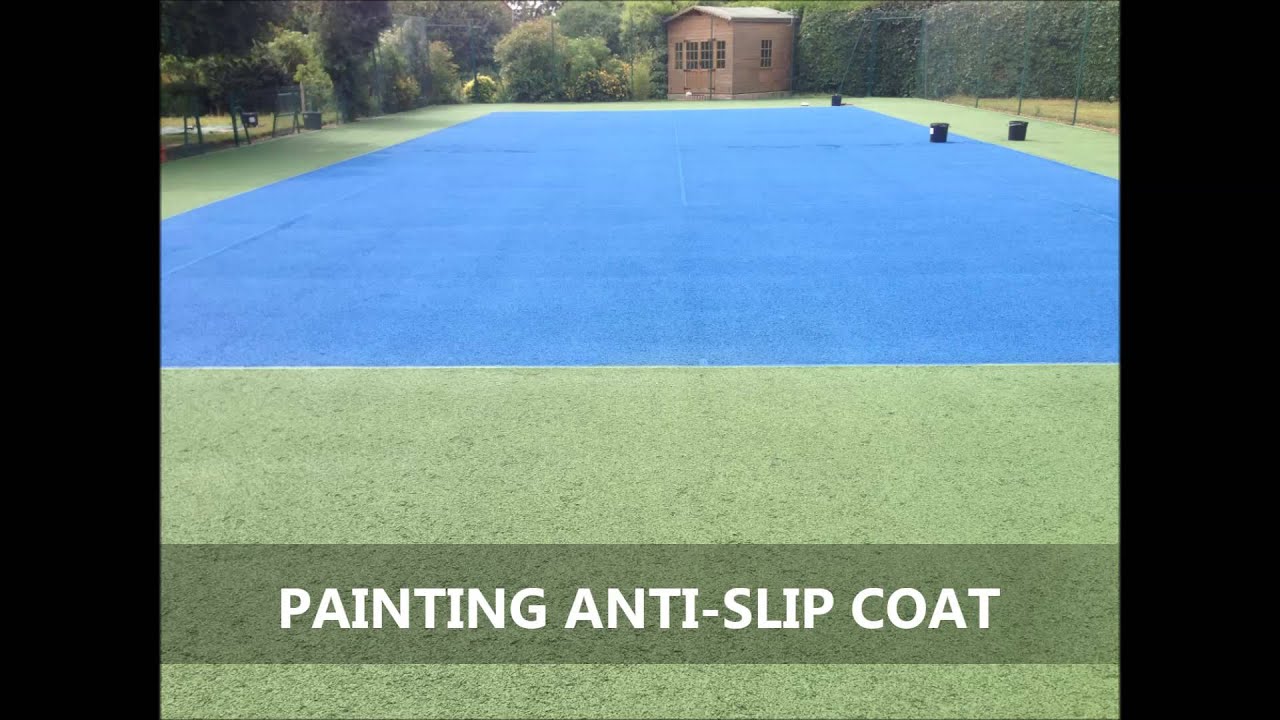 Tarmac Tennis Court Maintenance Power Wash and Recolouring Manchester