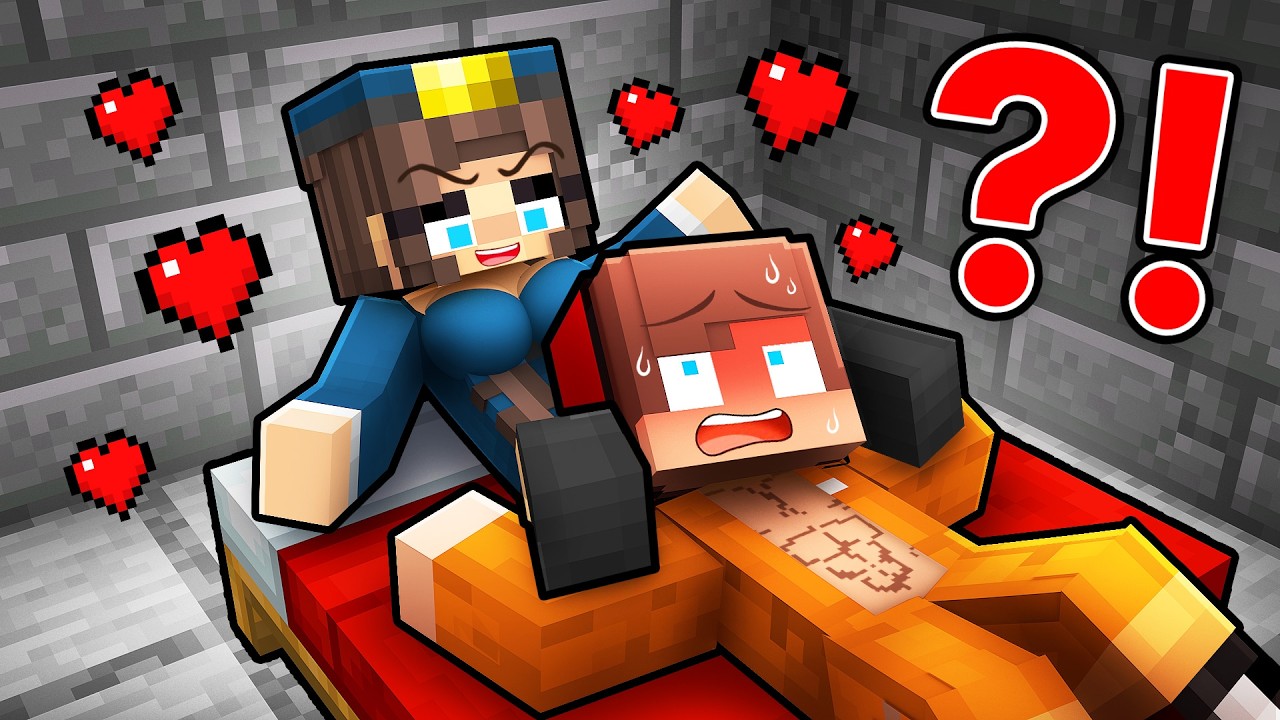 JJ Fell for the Prison Guard's Tricks. - Maizen Minecraft Animation with Mikey