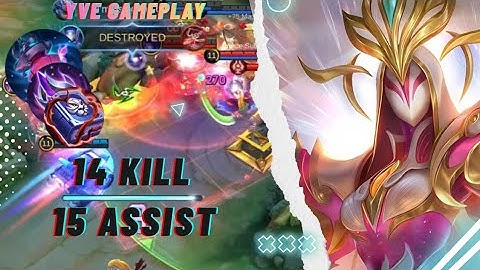 YVE BEST BUILD 2025 !! CD REDUCTION AND POKE BUILD ! 14 KILL AND 15 ASSIST ! TOP 1 GLOBAL YVE BUILD