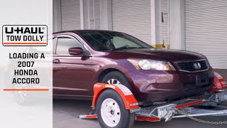 Loading a 2007 Honda Accord On a U-Haul Tow Dolly