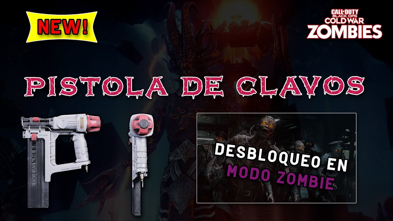 ¿CÓMO DESBLOQUEAR LA PISTOLA DE CLAVOS? | COLD WAR ZOMBIES