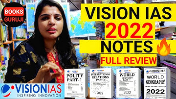 Vision IAS 2024 Notes Full Review by Priya Chaudhary Mam | UPSC Best Notes | IAS CSE Important Notes