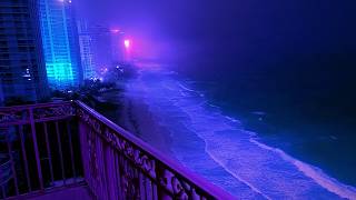 Rainy Neon Night for a Sleepless Mind | Dark Ambient for Sleep & Study