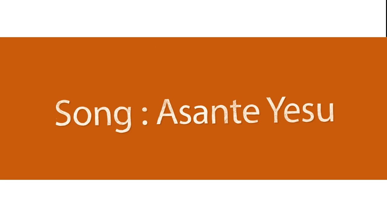 YOHANA MUSIC -ASANTE YESU ( OFFICIAL LYRICS ) - YouTube