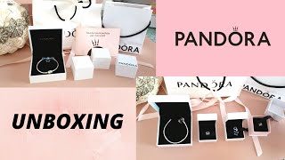 Pandora Unboxing  Demonstration Of Bracelet And Complete Charms 