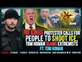 NO KINGS Protester Calls For People To SHOOT ICE, Tom Homan SLAMS Extremists ft. Tom Homan