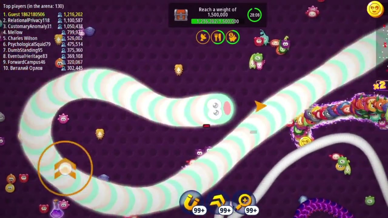 Worms zone io indian snake gameplay / india colour snakes/ 🐍🐍 