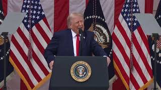 Trump honors fallen US service members at Memorial Day ceremony