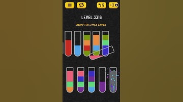 Water sort puzzle level 3316