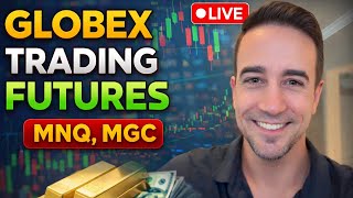 LIVE GLOBEX Futures Trading 🚨 MNQ &amp; MGC | Real Trades, Real Risk. Apr, 16, 2026.