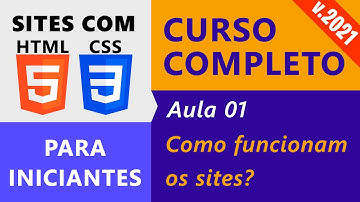 Criação de Sites com HTML5 e CSS3 :: Aula 01 :: Como Funcionam os Sites