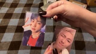 BTS haul, photocards, enamel pins. ect