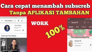Cara cepat menambah subscriber| Family Life