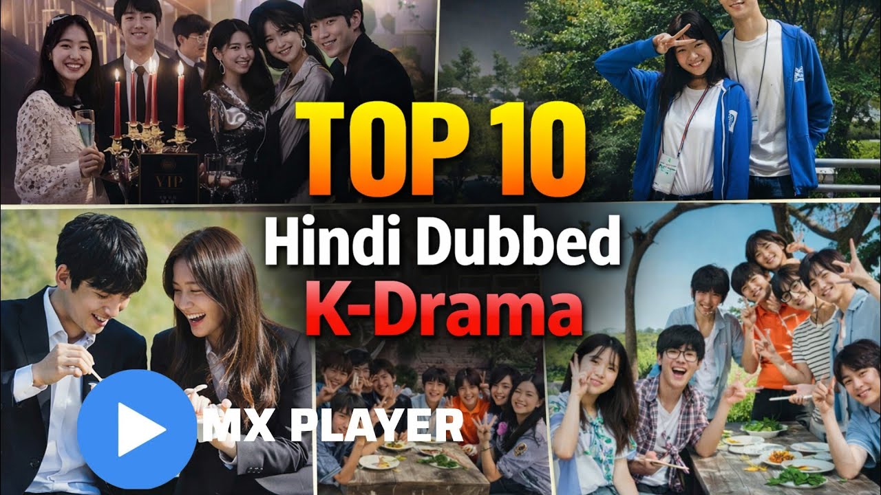Top 10 kdrama in hindi dubbed on mx player|| don't miss these kdrama 😱😱