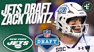 BREAKING: Zack Kuntz DRAFTED By The New York Jets | 2023 NFL Draft
