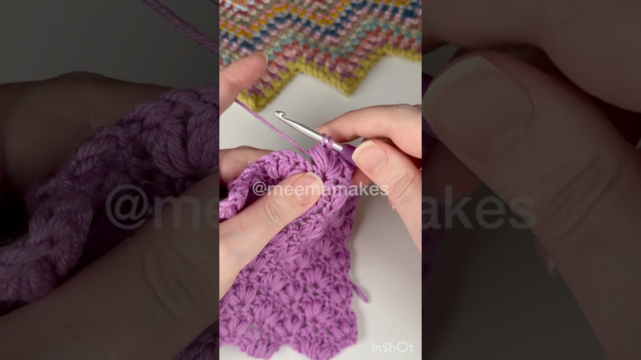How to Crochet an Extended Puff Stitch 