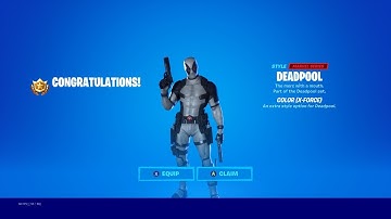 How to Unlock X-Force Deadpool Edit Style in Fortnite! All Deadpool Week 9 Challenges Guide!