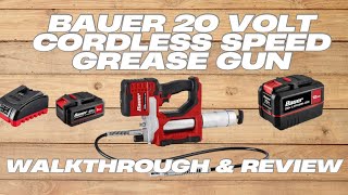 Harbor Freight 20V Grease Gun - Walkthrough & Review - Is it Worth the $$$