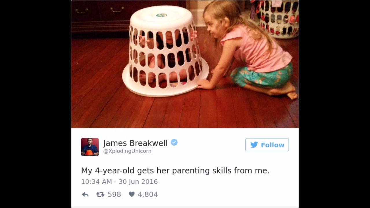 The Most Of The Funniest Parenting Tweets Of 2016 - YouTube