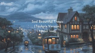 Sad Beautiful Tragic by Taylor Swift while raining 1 hour || song to study, relax & sleep