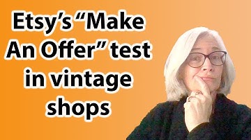 What does the "Make an offer" test on Etsy look like?