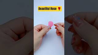 Beautiful Rose 🌹 makeing crafts art | Cut-Cut Crafts CCC #rose #diy #art #craft #flowercraft #shorts