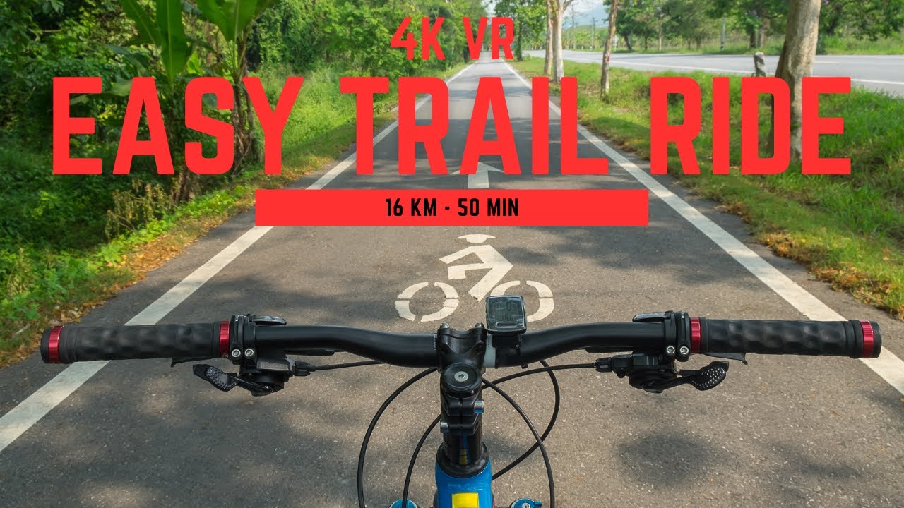 Relaxing 50 Min 4K VR Cycling Adventure in the Prairies!