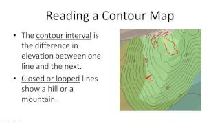Reading a Contour Map