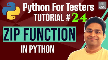 Python for Testers #24 - Zip Function in Python | Zip Function Explained