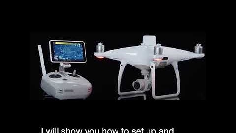DJI Phantom 4 RTK & Remote Control setup and activation tutorial
