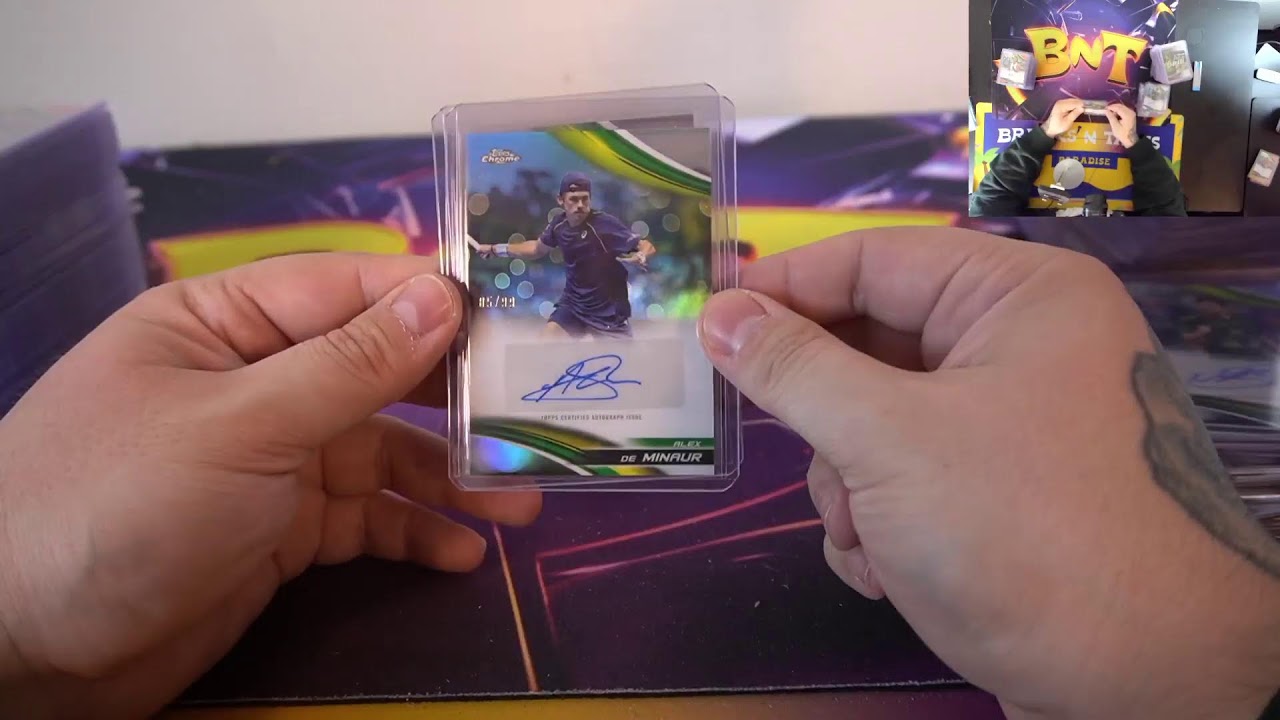 Break #3160: 2025 Topps Chrome Tennis Hobby + Delight Dual Case (24 Box) Player Break