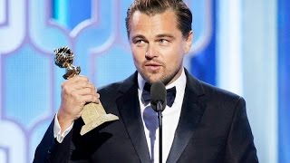 Leonardo DiCaprio Wins Best Actor in a Drama at the 2016 Golden Globes