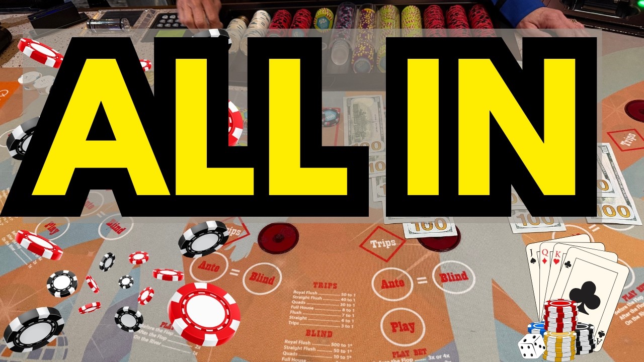 I'M ALL IN! 🍀🍀 ULTIMATE TEXAS HOLD 'EM in LAS VEGAS!