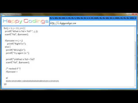 Block if else statement c code example