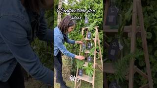 5 Creative Table Plan Ideas For Your Wedding Entrance.