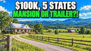 Same $100,000, Five States — Five Wildly Different Homes