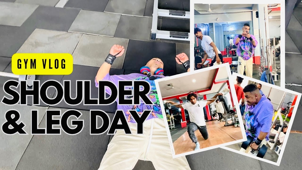 Official Trailer: Shoulder & Leg Day Workout Gym Vlog 🔥🦵 - YouTube