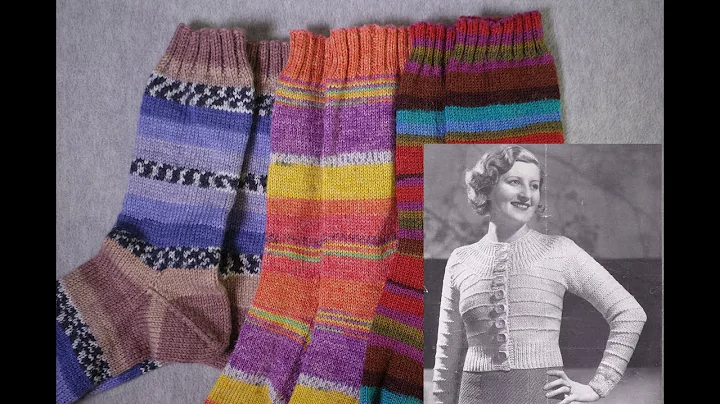 My Next Vintage Knit and How to Match Self-stripin...