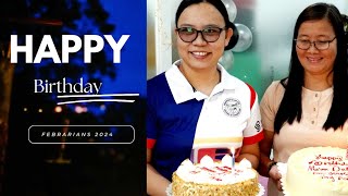 Simple birthday celebration (MSWDO staff of  San Jose, Camarines Sur)