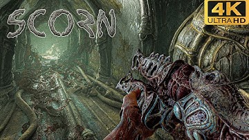 Scorn 27 Minutes Of Gameplay (New Horror Game 2022) (4K 60FPS)