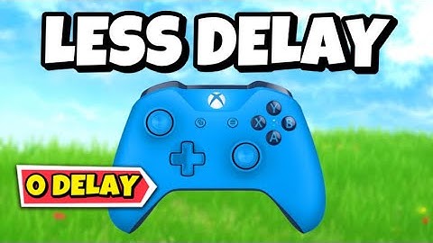 How To Get Less Input Delay on Controller! 🎮 (Reduce Controller Delay in Fortnite Chapter 3!)