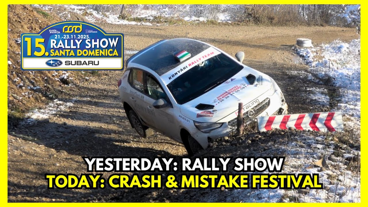 Santa Domenica 2025 | Sunday HIGHLIGHTS | Best of Rally | Flat-Out Action, Rally Crash, Mistakes