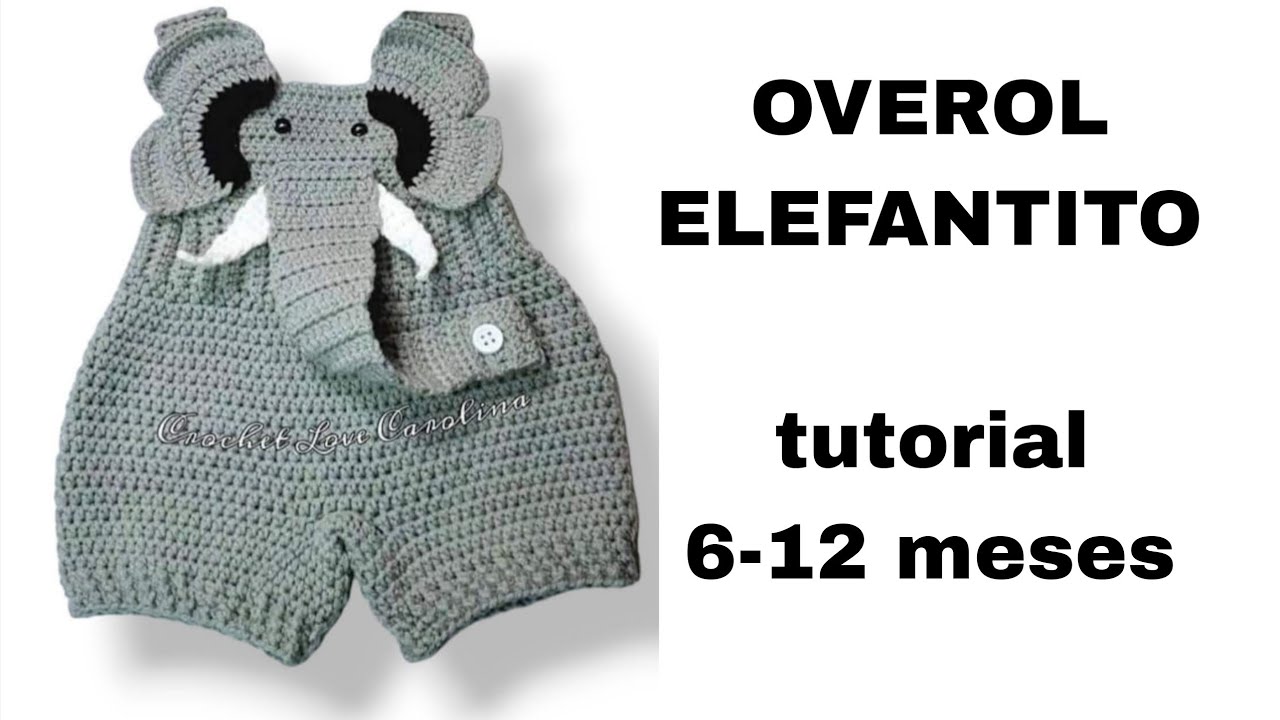 OVEROL ELEFANTITO para BEBE 6-12 mesesTe encantará  puntos básicos-(lee descripción)