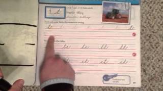 Cursive-Lowercase t