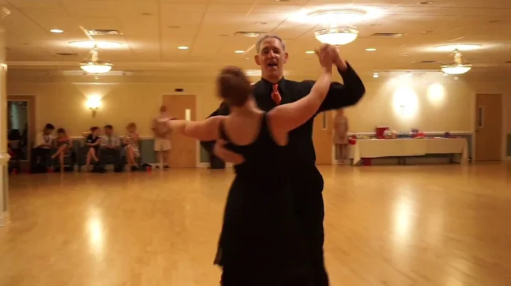 USA Dance Charlottesville: Tara & Cliff dance a wa...