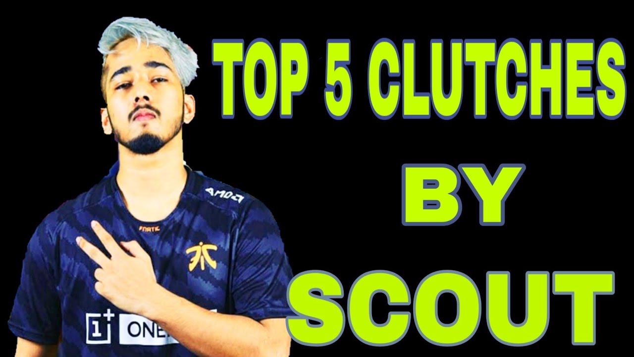 TOP 5 CLUTCHES BY FNATIC SCOUT | DESI HIGHLIGHTS
