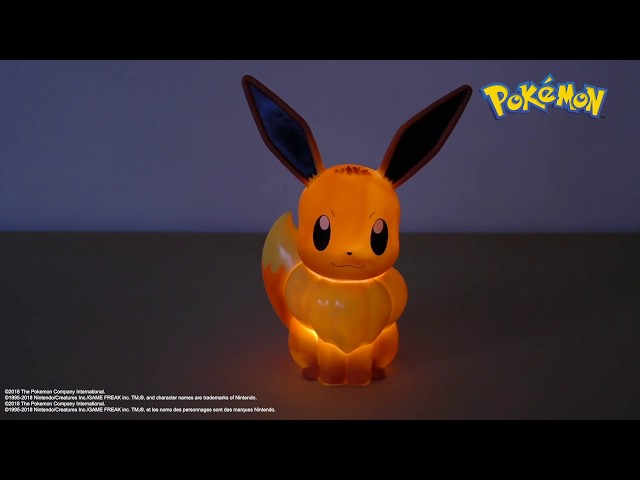 Lampe réveil Pokémon Évoli, Évoli veille sur vous grâce à cette lampe  réveil. Sa douce lumière est idéale pour s'endormir le soir, By Teknofun