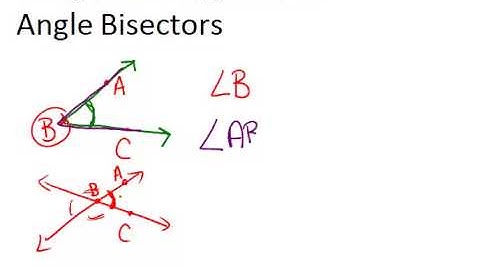 Congruent Angles and Angle Bisectors: Lesson (Geometry Concepts)