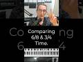 These Meters (Time Signatures) are NOT the same!!! 6/4 vs 3/4 #timesignature #musicrhythm