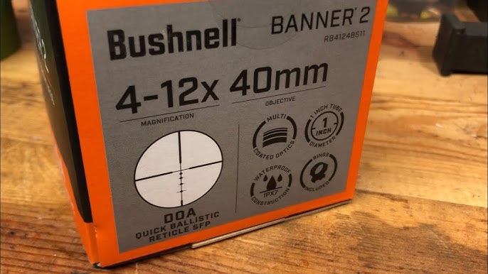 LUNETTE DE TIR BUSHNELL BANNER 4-12X40 RETICULE MULTI-X